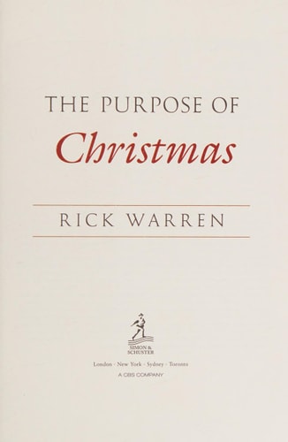 The Purpose of Christmas