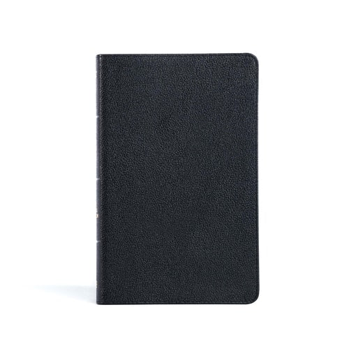 KJV Thinline Reference Bible, Black Genuine Leather, Red Letter, Pure Cambridge Text, Presentation Page, Cross-References, Full-Color Maps, Easy-to-Read Bible MCM Type