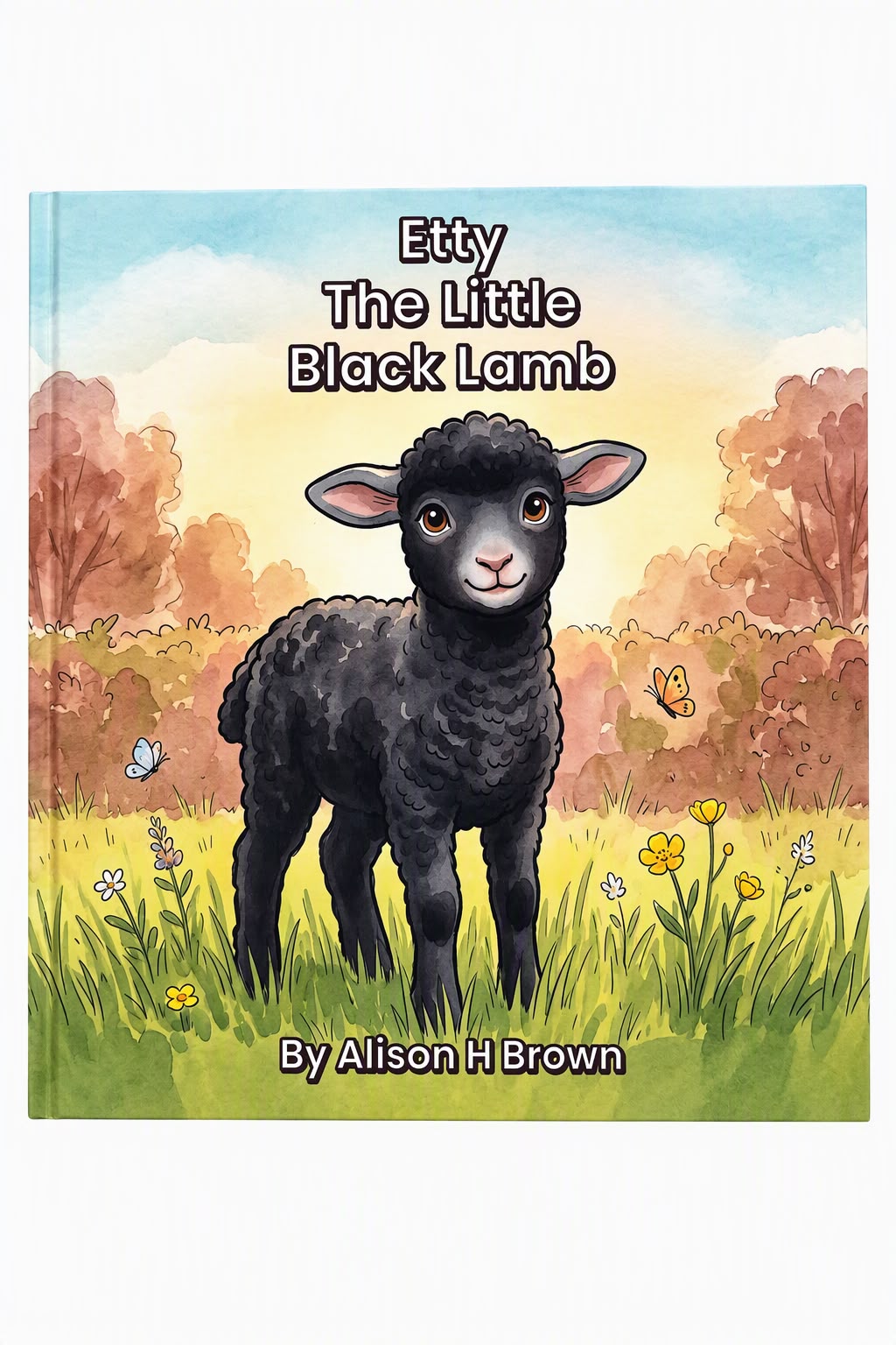 Etty The Little Black Lamb By Alison H Brown ( Children's Book )