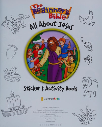 The Beginner's Bible All About Jesus Sticker and Activity Book