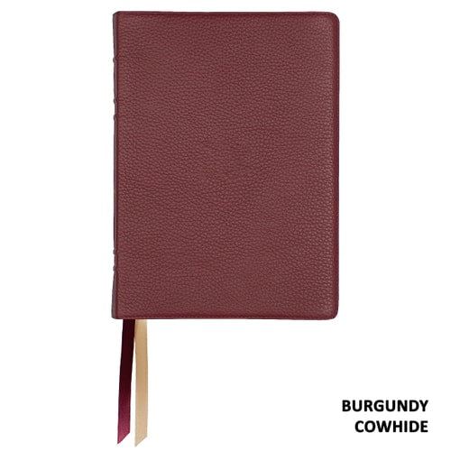 Legacy Standard Bible, Giant Print Reference - Paste-Down Burgundy Cowhide Leather (LSB)