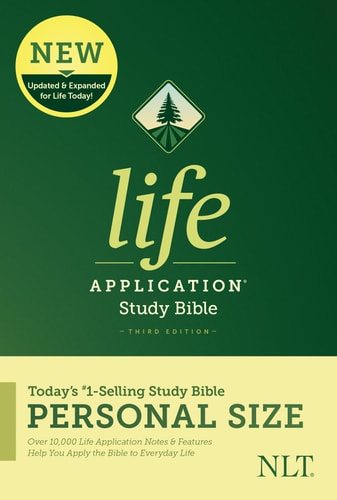 Tyndale NLT Life Application Study Bible, Third Edition, Personal Size (Hardcover) – New Living Translation Bible, Personal Sized Study Bible to Carry with you Every Day