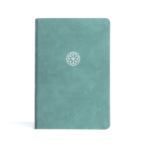 CSB Personal Size Giant Print Bible, Earthen Teal LeatherTouch, Red Letter, Presentation Page, Footnotes, Full-Color Maps, Easy-to-Read Bible Serif Type
