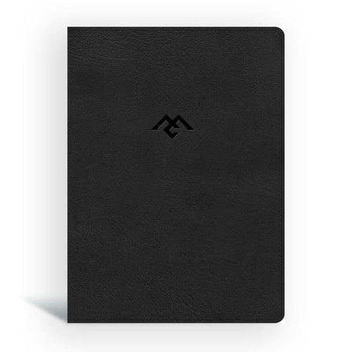 CSB Men of Character Bible, Black LeatherTouch, Indexed, Black Letter, Presentation Page, Articles, Character Profiles, Easy-to-Read Bible Serif Type