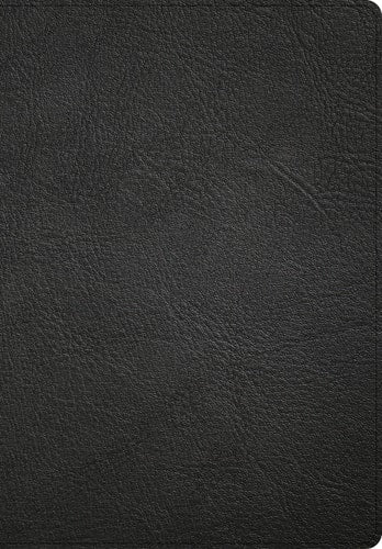 CSB Super Giant Print Reference Bible, Black Genuine Leather, Indexed, Red Letter, Presentation Page, Cross-References, Full-Color Maps, Easy-to-Read Bible Serif Type
