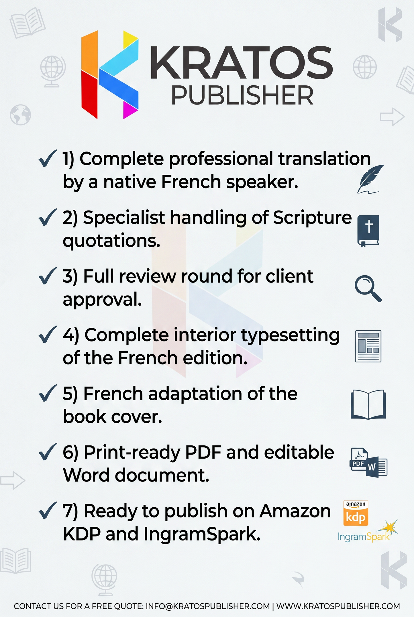 French Book Translation — Professional Christian Translation Service