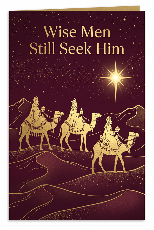 Christmas Card Collection Pack of 10: WISE MEN STILL SEEK HIM